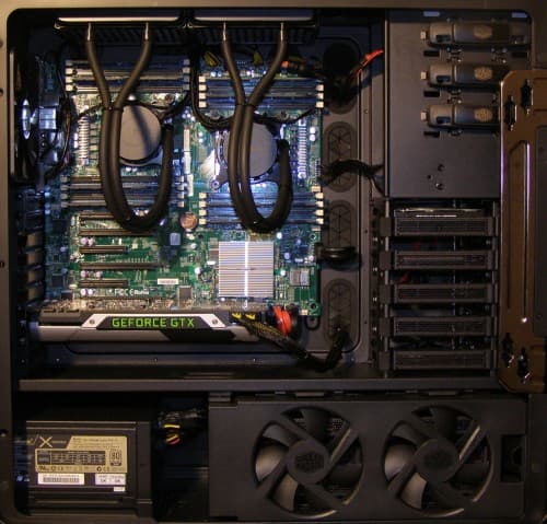 Dvouprocesorová pracovní stanice