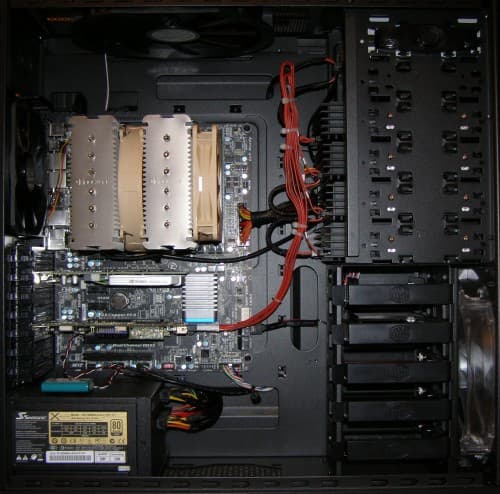 Velmi výkonný výpočetní počítač zpracovávající důležitá data